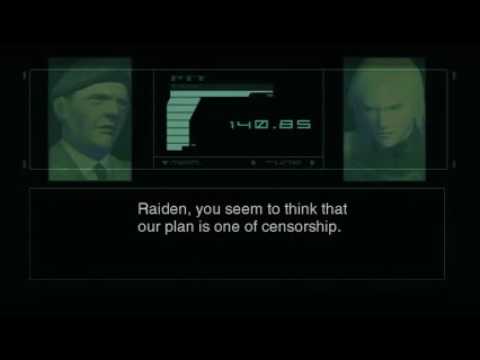 Metal Gear Solid 2 Predicts Current Year